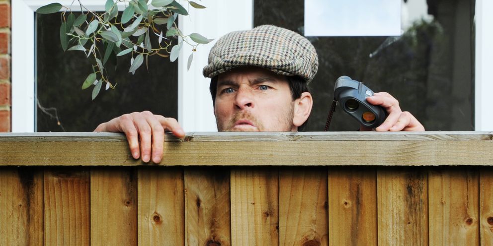 My Husband Kept Staring at Our New Neighbor\'s Yard — When I Looked, I Ended Up Calling the Police